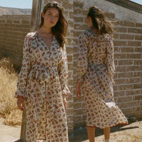 Doen Rietta Maxi Dress in Wildflower Whisper Size Large - Picture 5 of 11